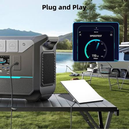 Portable Power Backup for Starlink High Performance Kit